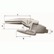 Dents de godet Fastkey FK5 1535 0° - 8kg - Épaisseur lame 35mm_1