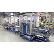 Ligne d'assemblage - Robaut - postes manuels, convoyeur pour transfert automatisé et marquage laser_1