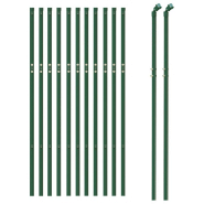 Vidaxl clôture en treillis métallique vert 0,8x25 m acier galvanisé 154088_1