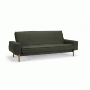 Canapé convertible multifonction Mimer - Design Innovation Living - 140x200cm - Tissu Twist Dark Green_1