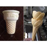 Machine automatique de cornet de crème glacée - Henan Gelgoog - capacité 2500-3000 pcs/h - modèle GG60F - certification CE_1