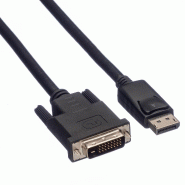 Roline câble displayport dp m - dvi m, lsoh, noir, 2 m_1