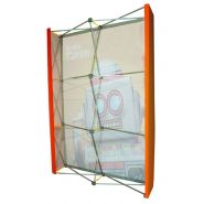 Stand textile droit avec impression haute qualité pour évènements