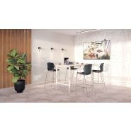 Table de réunion haute Palma - design élégant, 16 coloris, 2 hauteurs de plateau, fabrication française_1