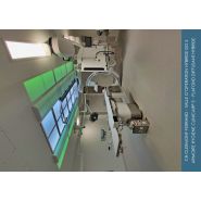 Plafond hybride à flux unidirectionnel pour salle d'opération - conforme à la norme NFS 90-351 - éclairage LED 1000 Lux - ATA Medical_1