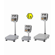 Balances industrielles ATEX série HV/HW-CEP - Sécurité intrinsèque - IP65 - Grand écran LCD rétroéclairé_1