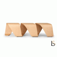 Banc d'accueil ADN - True Design - 3 places_2