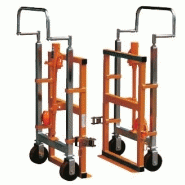 Diable lève-charge FM180B - Élévation manuelle hydraulique - Capacité 1800 kg - Construction en acier résistant_1