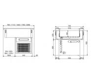 Drop-in cuve réfrigérée - 2/1 - 160mm - référence : 7495.0050_1