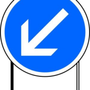 Panneau de signalisation de chantier BK - Certifié NF - Dimensions et modèles variés_1