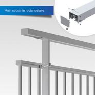 Panorama - garde-corps - dani alu - a remplissage décoratif filant pour toiture terrasse accessible et balcon_1