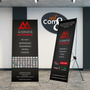 X-banner publicitaire facile à monter, pour communication en intérieur_1