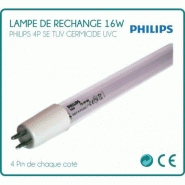 Ampoule de rechange Philips 16W - 4 pins carré - pour stérilisateur UV - Durée de vie 9000 heures_1