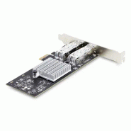 Carte Réseau GbE SFP à  2 Port, PCIe 2.0 x1, Intel I350-AM2, Carte Contrôleur 2x 1GbE, 1000BASE Cuivr_1