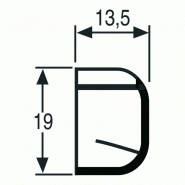 Déflecteur extérieur d321 t pour entrée d&#039;air aérauliques universelles coloris blanc boîte de 10