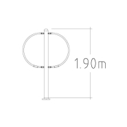 Équipement de fitness extérieur pour rééducation et remise en forme - Gym Arm Swirl - 8061219 - Hags - Étirement des bras et épaules_1