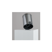 Poubelle à pédale en acier inoxydable 3L - avec seau intérieur en plastique - SKU: H-776-P49003_1