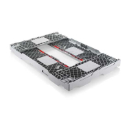 Réhausse pliable en plastique 800x1200 - REH812PE/R - compatible palettes avec rebords jusqu'à 7 mm_1