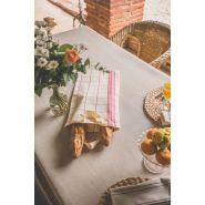 Sac à pain classique - carreaux rouge - tissu - 30 cm de largeur x 55 cm de hauteur_1