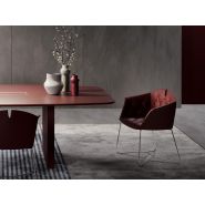 Table de réunion ovale en verre SKIN - passage de câbles intégré - capacité 8 à 18 personnes_1