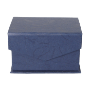 Bloc en verre - transparent - livré dans boîte cadeau bleue - 250g_1