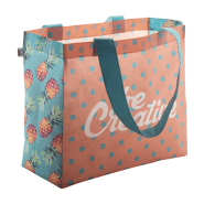 Sac shopping en RPET non tissé - personnalisable avec poignées prédécoupées - impression sublimation_1