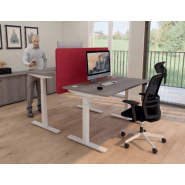 Envol One - Bureau droit à réglage électrique - Hauteur ajustable 71,5 à 117,5 cm - Garantie 5 ans - Buronomic_1