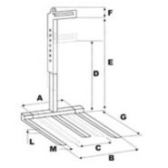 Lève-palette MBR - Boscaro France - capacité 1000 à 3000 kg - réglable en hauteur et largeur_1