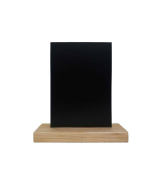 Porte menu de table en bois avec ardoise A5 - Lot de 2 - Référence : PFN57BRUTA5_1
