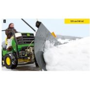 Lames à neige - John Deere - lame avant 125 cm pour déneigement et débaiement avant ou latéral_1