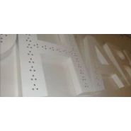 Lettrage 3D pleine aluminium - lettres laquées époxy double traits point par point - relief 10 à 100 mm_1