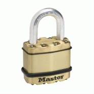 Cadenas à clé MASTER LOCK acier laminé - 45 mm - haute sécurité - anse octogonale Tough-Cut™_1