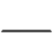 Chapeau de gondole L100cm anthracite_1