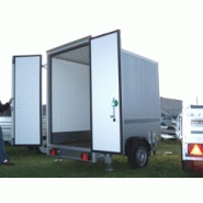 Frigorifiques Cool Trailer - simple ou double essieux - 4 béquilles stabilisatrices_1