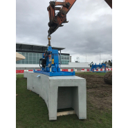 Palonnier à ventouse autonome et interchangeable - Forte capacité jusqu'à 8,5 tonnes_1