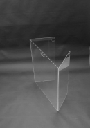 37908 - Paroi de protection hygiénique portable en verre acrylique transparent - Bachmann Display AG_1