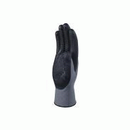 Gant de protection thermique en polyester/acrylique - Paume enduite mousse nitrile avec picots - Réf. VE728_1