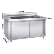 Plonge batterie 160x60cm sur meuble_1