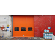 Porte rapide industrielle ZipGO Atex - conforme aux normes ATEX, anti-déflagration, pour environnements à haut risque d'explosion_1