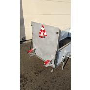 Remorque vélo collecte de déchets pour le transport de bacs et containers_1