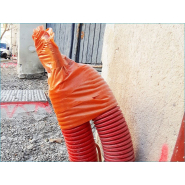 Ruban adhésif PVC orange 75mm x 33M - Réf RPVCO75_1
