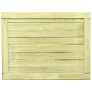 Vidaxl portail de jardin bois de pin imprégné 75x100 cm 45332_1