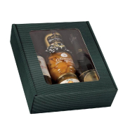 Boîte à fenêtre vert 33,5x29,5x9cm - par 10 - coffret gourmand en carton micro-cannelure_1