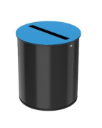 Borne de Tri Neotri - Acier poudré Anti-UV - Capacité 15, 30 ou 50 Litres - Tri papier, verre, métal, plastique et autres déchets_1