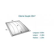 Citerne souple eau potable WP1100 - NeatFX - 20 m³ - Toile EXOM ACS pour consommation humaine_1