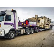Gigamax - semi-remorque extra-surbaissée - 4 à 6 essieux, suspension hydraulique, équipement d'essieux pendulaires_1