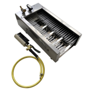 Lave-bottes portable - aluminium robuste avec brosses de nettoyage intégrées pour usage mobile