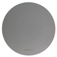 Plateau rond de table intérieur/extérieur Mésa Ø110cm en compact gris perle_1