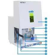 Xeno 1 - Système de marquage laser compact cab - Puissance 20 ou 30 W - Grande surface de marquage_1