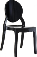 Lot de 6 chaises - Polycarbonate - Médaillon Elizabeth_1